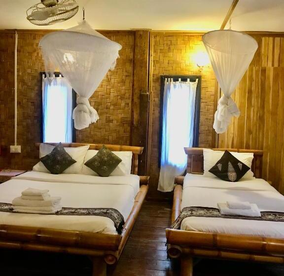 1침실 빌라 정원 전망, Champa Lao The Villa