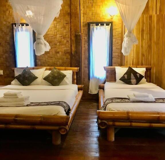 1침실 빌라 정원 전망, Champa Lao The Villa