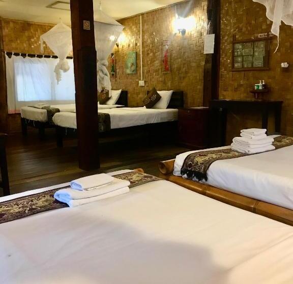 1침실 빌라 정원 전망, Champa Lao The Villa