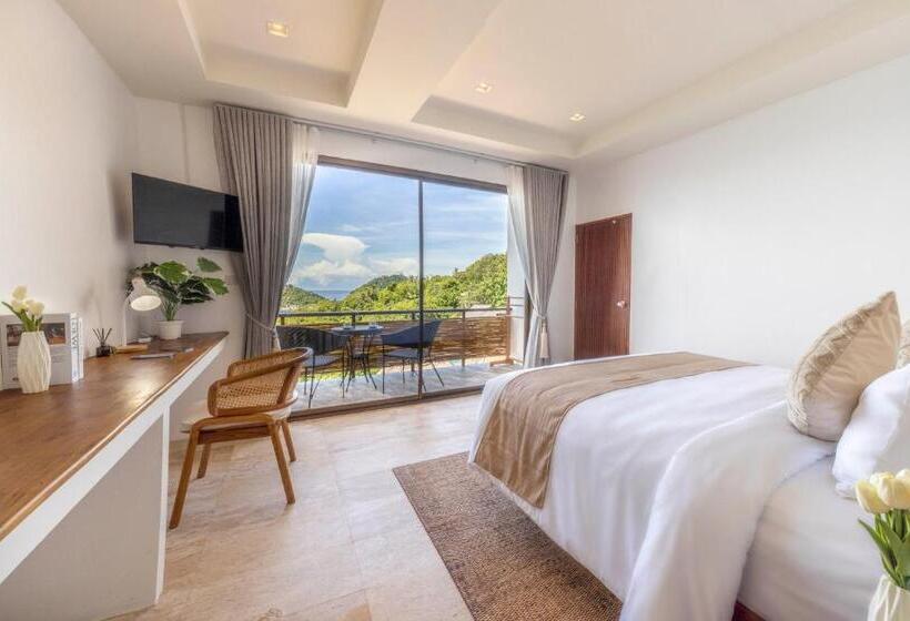 Camera Deluxe Vista Mare con Balcone, The Ava Resort Koh Tao