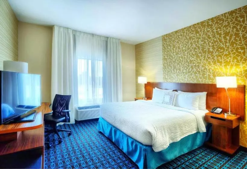 キングサイズベッドのスタンダードルーム, Fairfield Inn & Suites By Marriott Austin San Marcos
