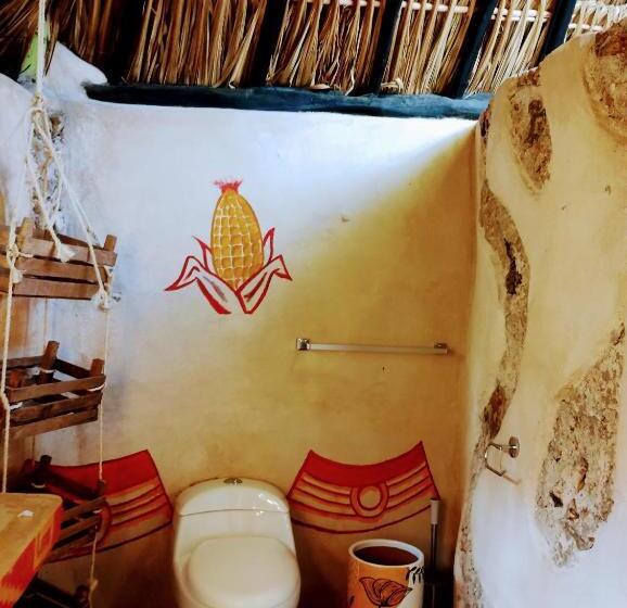 בית, חדר שינה 1, Aldea Maya Toktli Orígenes: Alberca + Wifi Starlink + Tour Sustentabilidad