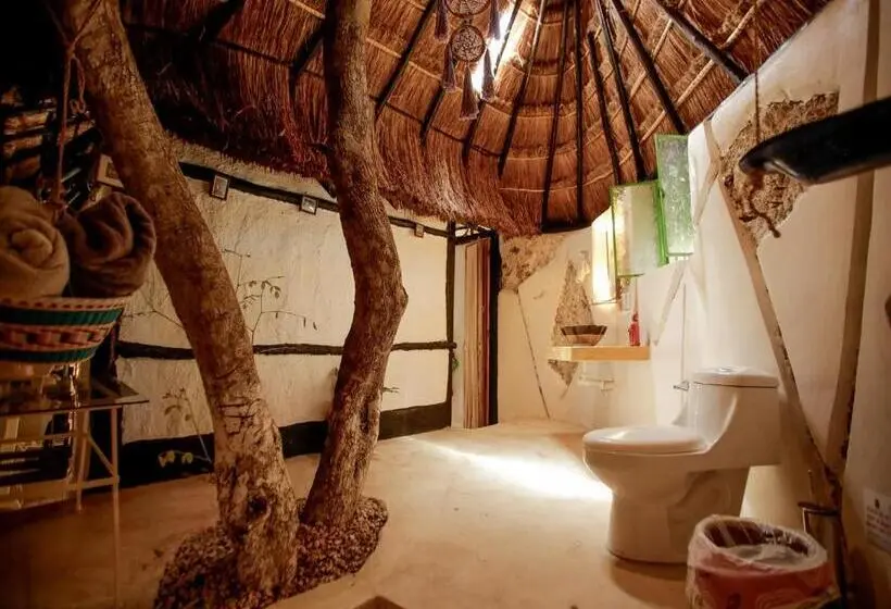 デラックスルーム, Aldea Maya Toktli Orígenes: Alberca + Wifi Starlink + Tour Sustentabilidad