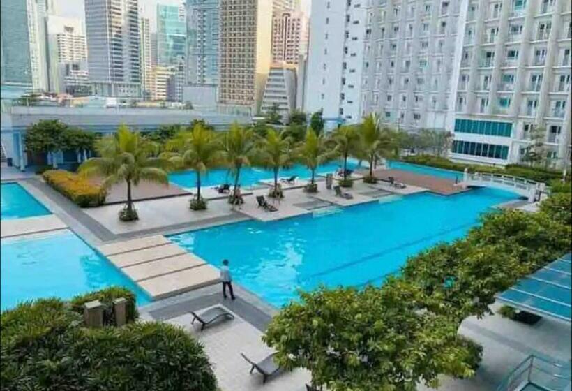 带1个卧室的公寓, Jc Condo, Jazz Bel Air Makati, Pool View