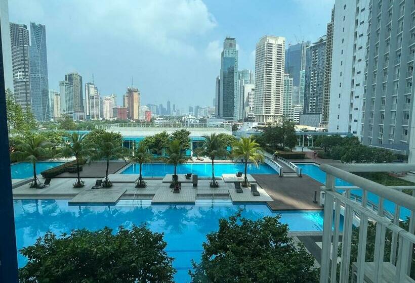 带1个卧室的公寓, Jc Condo, Jazz Bel Air Makati, Pool View