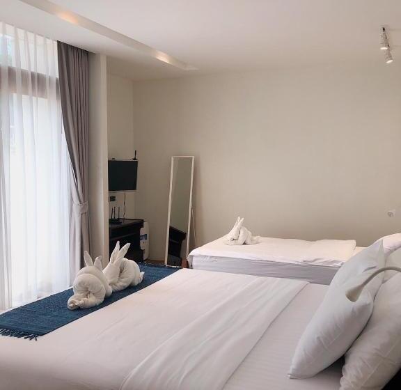 스탠다드 트리플 룸 가든 전망, Villa Mahaphrom