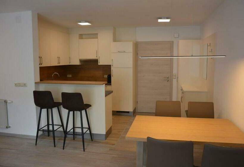 דירה בת חדר שינה 1 עם מרפסת, Wohlfühl Hotel Wiesenhof