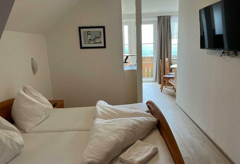 דירה בת חדר שינה 1 עם מרפסת, Wohlfühl Hotel Wiesenhof