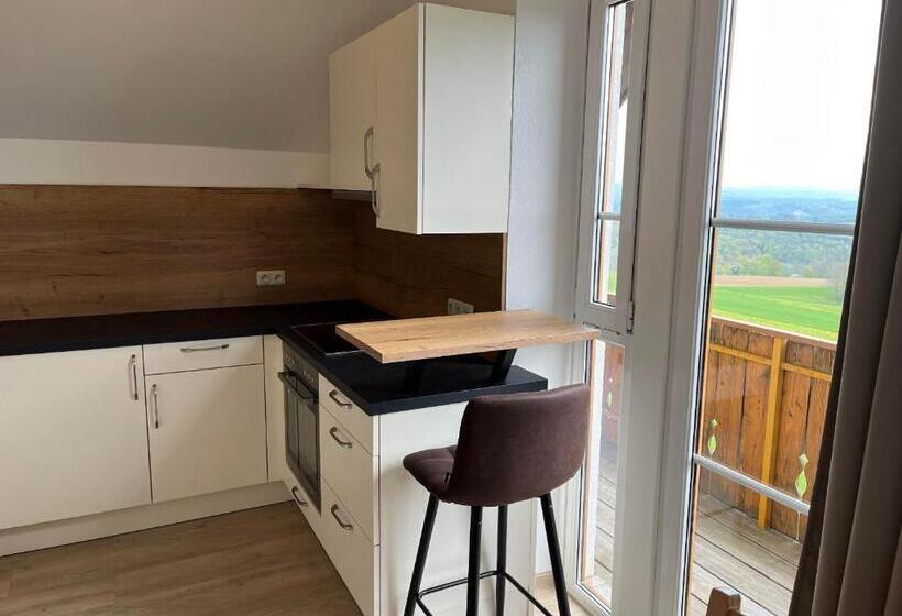 דירה בת חדר שינה 1 עם מרפסת, Wohlfühl Hotel Wiesenhof