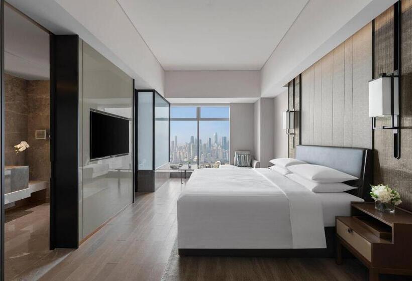 Quarto Deluxe Vista Cidade, Chongqing Marriott