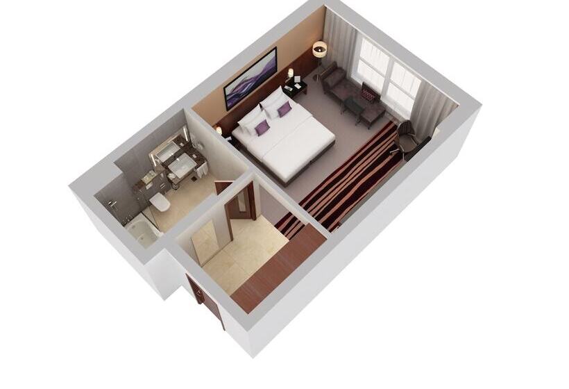 اتاق لوکس, Flora Al Barsha Hotel At The Mall