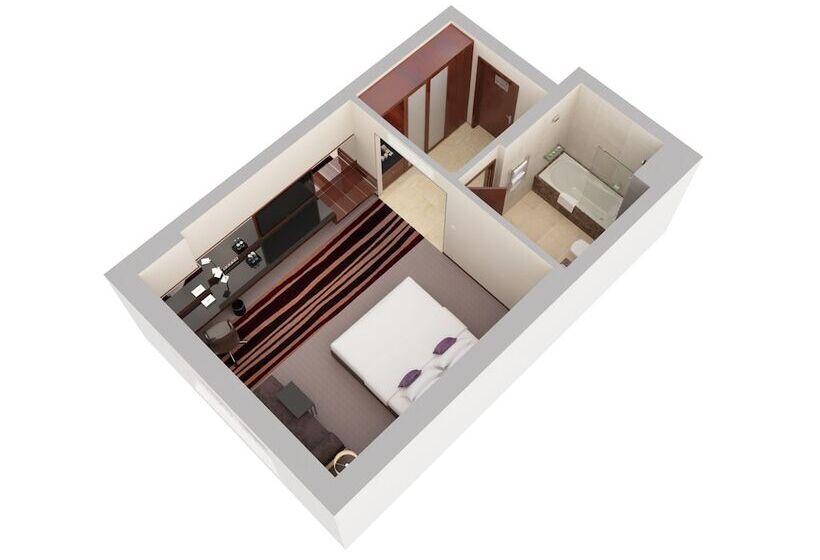 اتاق لوکس, Flora Al Barsha Hotel At The Mall