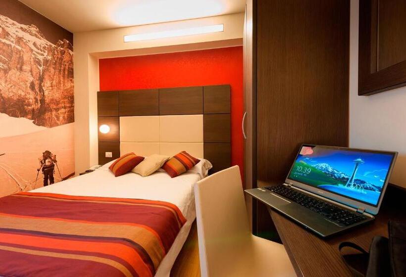 单人经济间, Hb Aosta Hotel & Balcony Spa