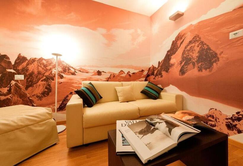 小型套房, Hb Aosta Hotel & Balcony Spa