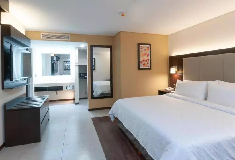 キングサイズベッドのスタンダードルーム, Holiday Inn Express   Mexico Basilica, An Ihg