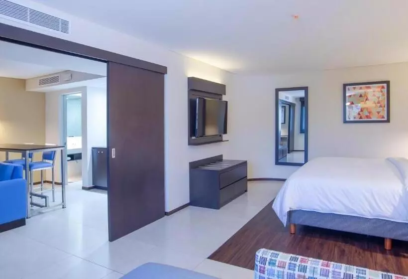 キングサイズベッドのスタンダードルーム, Holiday Inn Express   Mexico Basilica, An Ihg