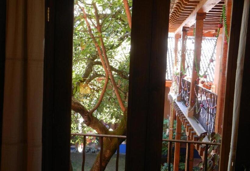 חדר לארבעה סטנדרטי עם מרפסת, Posada Yolihuani