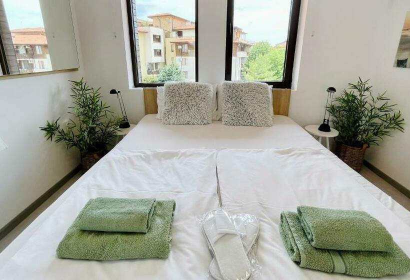 آپارتمان 1 خوابه با چشمانداز دریا, Etara 2, Sveti Vlas Apartello⊛com