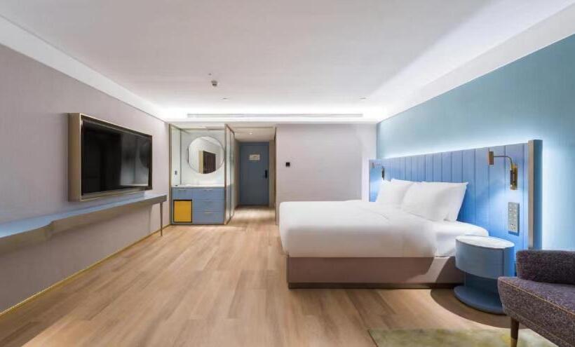 اتاق لوکس با تخت بزرگ, Manxin Hotel Guangzhou Baiyun Airport Branch