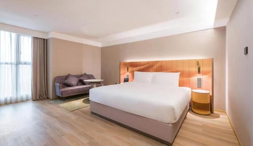 اتاق لوکس با تخت بزرگ, Manxin Hotel Guangzhou Baiyun Airport Branch