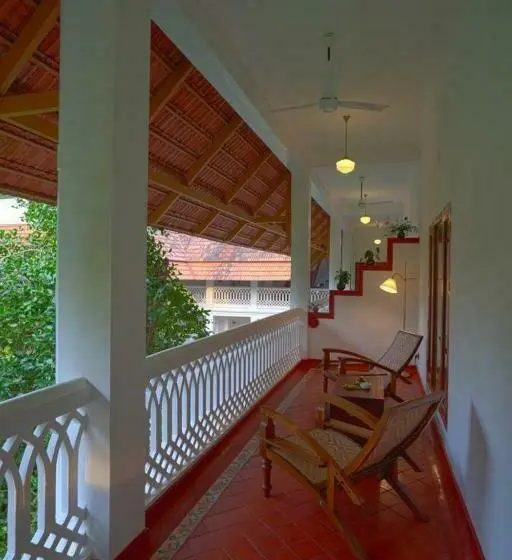 Sviitti Parveke, Marari Beach Bungalow Resort Alleppey