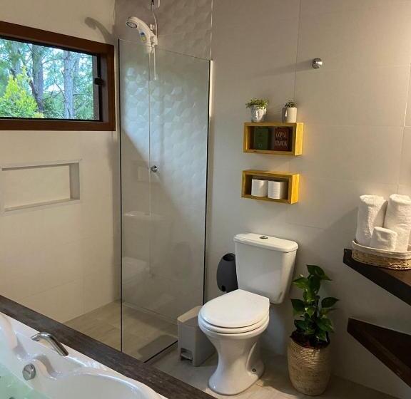 带1个卧室的豪华公寓, Refugio Na Praia Hospedagem Guarda Do Embaú