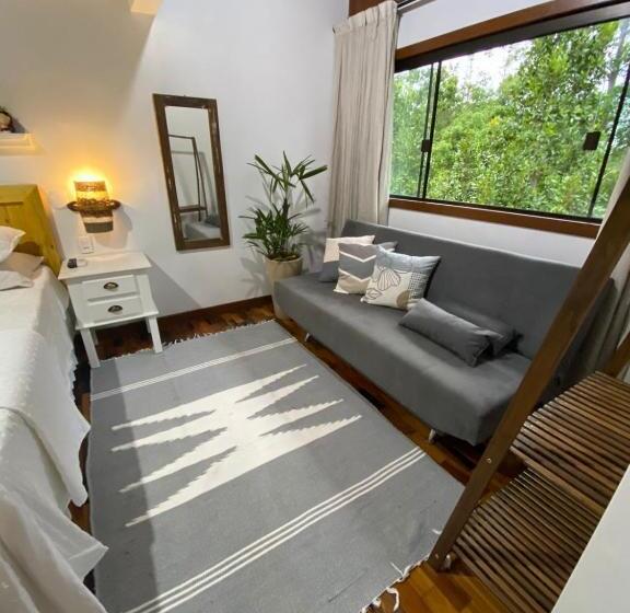 带1个卧室的豪华公寓, Refugio Na Praia Hospedagem Guarda Do Embaú