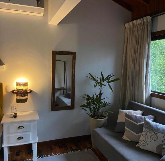 带1个卧室的豪华公寓, Refugio Na Praia Hospedagem Guarda Do Embaú