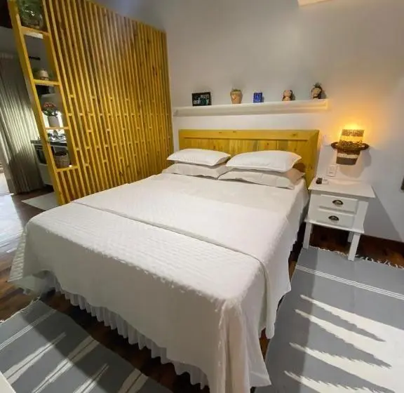 1ベッドルームのデラックスアパートメント, Refugio Na Praia Hospedagem Guarda Do Embaú