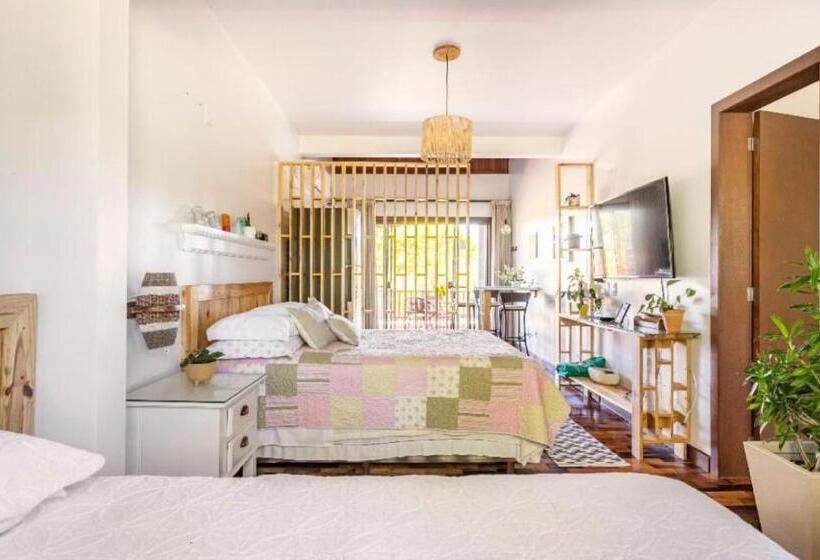 家庭工作室, Refugio Na Praia Hospedagem Guarda Do Embaú