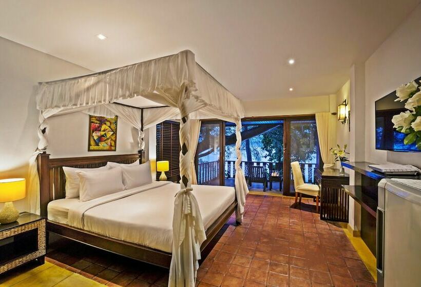 غرفة ديلوكس مطلّة علي البحر, Villa Elisabeth