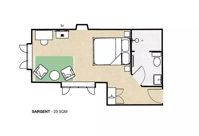 Standard-huone, Abbots Grange Manor House