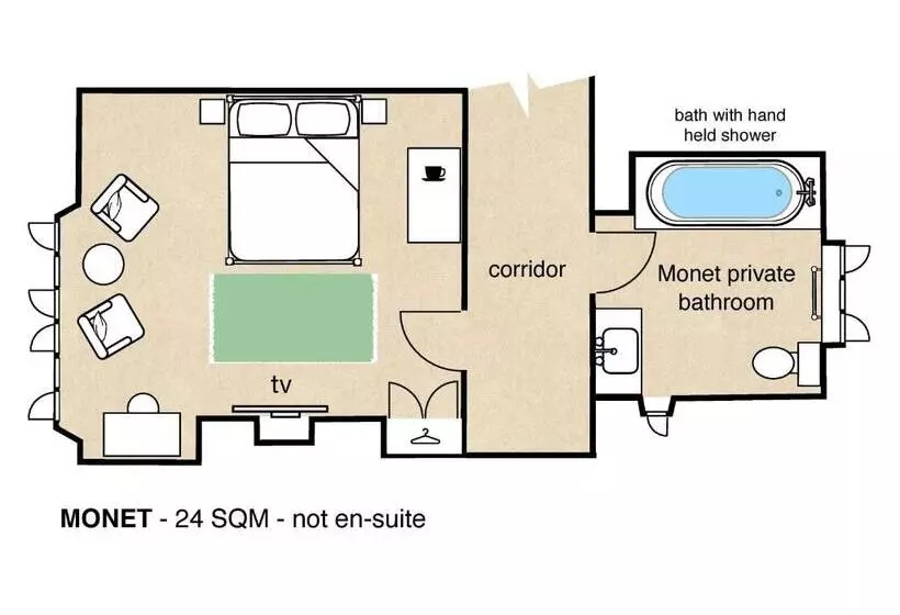 Standard-huone, Abbots Grange Manor House
