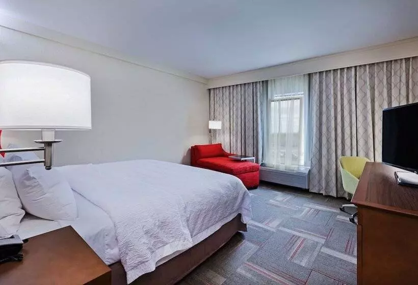 キングサイズベッドのスタンダードルーム, Hampton Inn & Suites Claremore