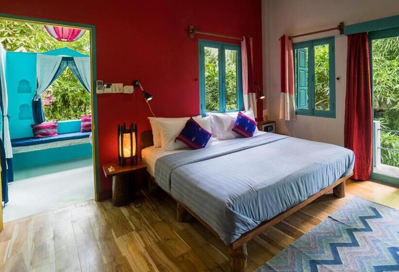 חדר סטנדרט נוף לגינה, Ock Pop Tok Mekong Villa