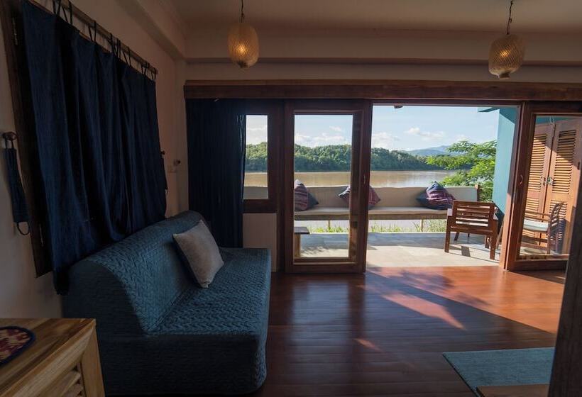 סוויטה עם נוף לנהר, Ock Pop Tok Mekong Villa
