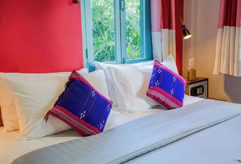 חדר סטנדרט נוף לגינה, Ock Pop Tok Mekong Villa