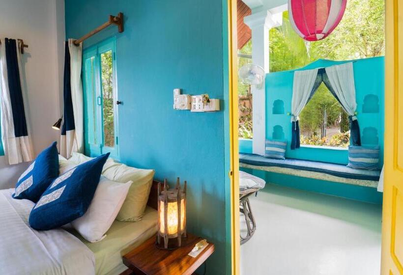 חדר סטנדרט נוף לגינה, Ock Pop Tok Mekong Villa
