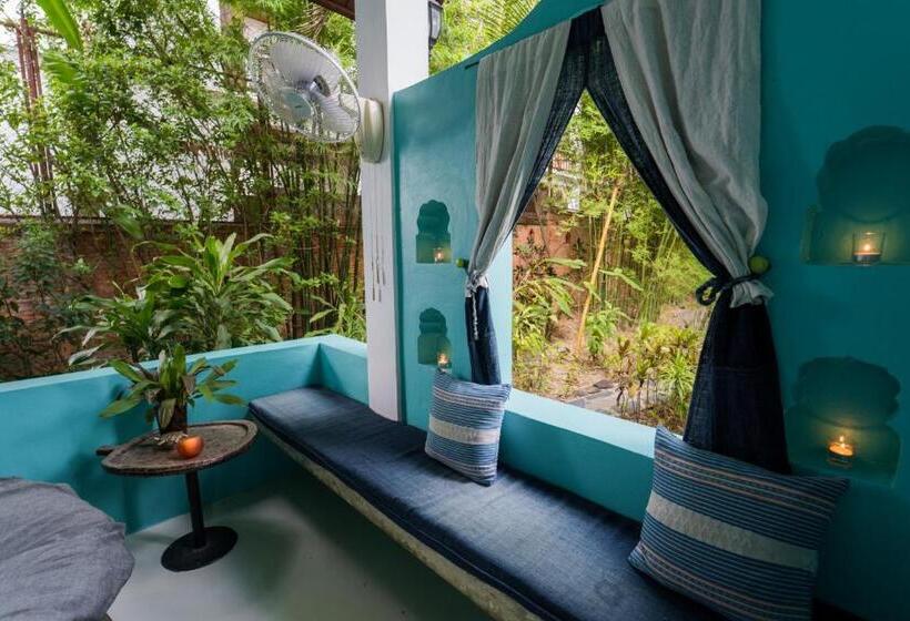 חדר סטנדרט נוף לגינה, Ock Pop Tok Mekong Villa