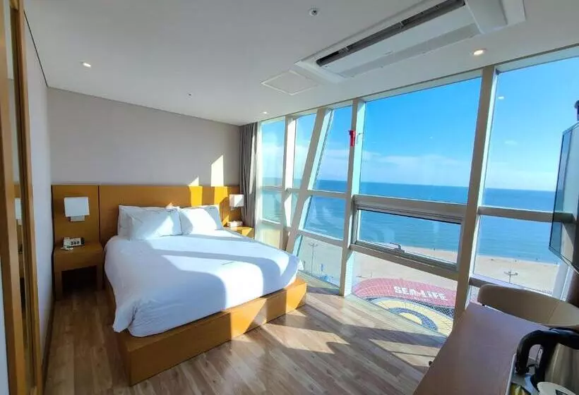 اتاق استاندارد با چشم‌انداز دریا, Ms Hotel Haeundae