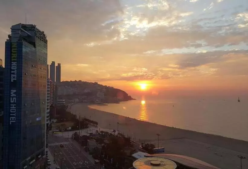 اتاق سه نفره دلوکس با چشم‌انداز دریا, Ms Hotel Haeundae