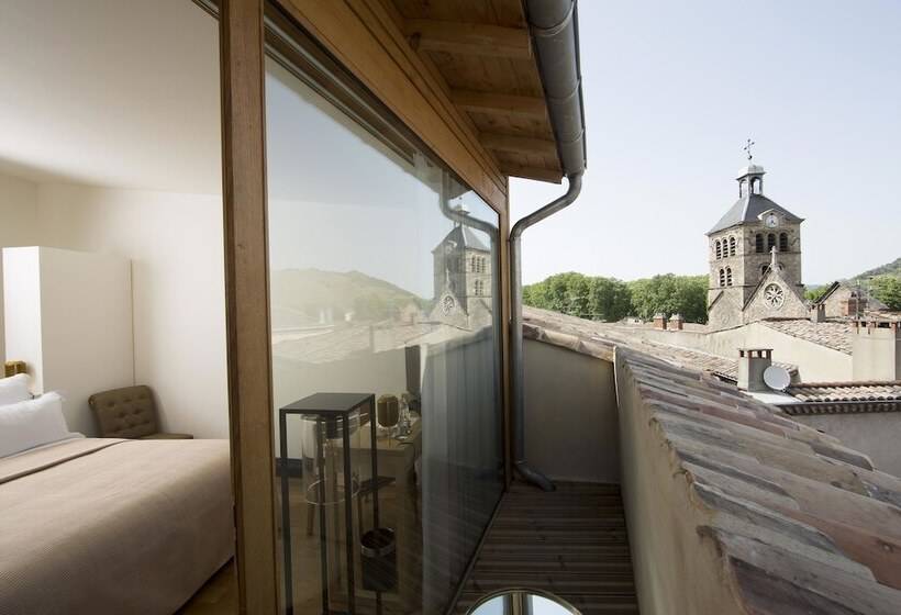 标准间带阳台, Hôtel De La Villeon