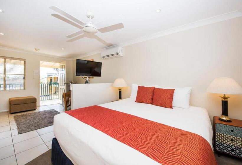 חדר דחוקס עם מיטת קינג, Soldiers Motel