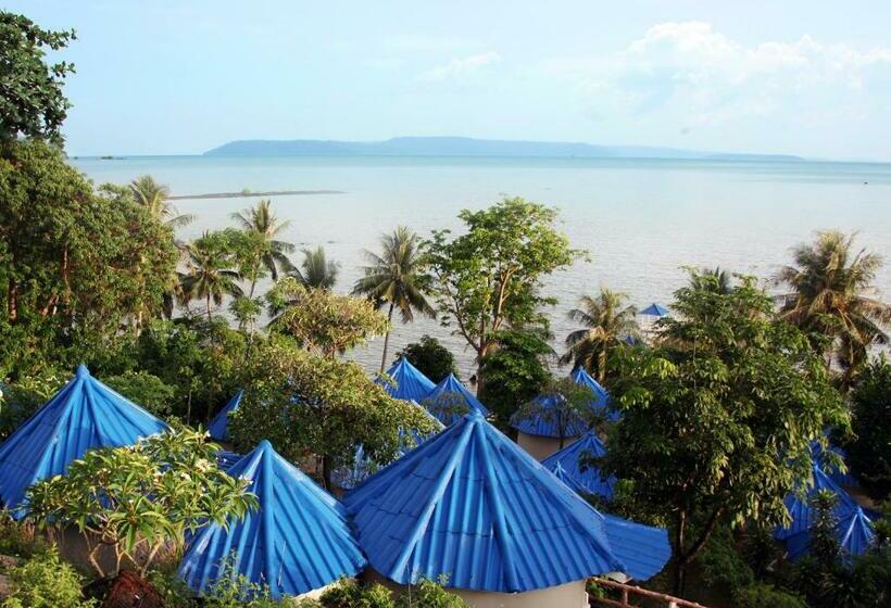 스탠다드 방갈로 정원 전망, Koh Mak Buri Hut Natural Resort