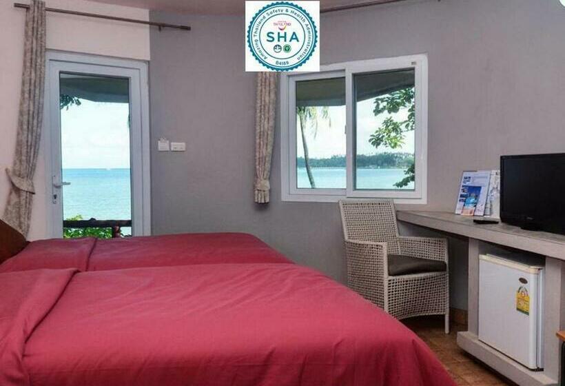 바다 전망 스탠다드 방갈로, Koh Mak Buri Hut Natural Resort