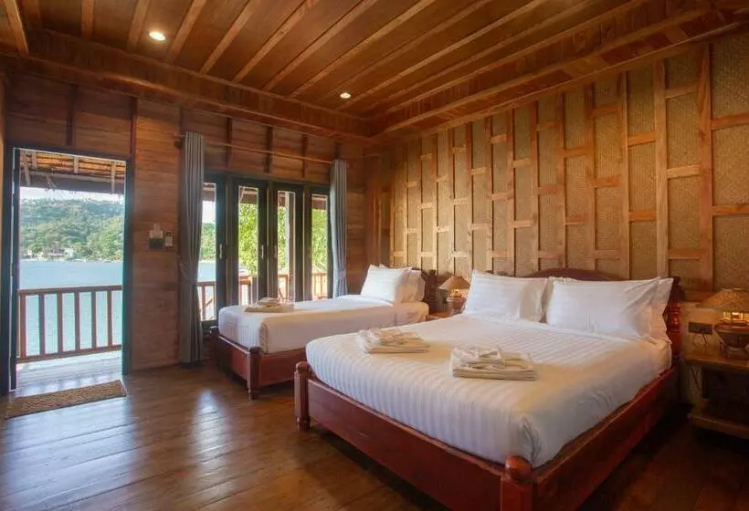 オーシャンビューファミリールーム, Koh Tao Relax Freedom Beach Resort