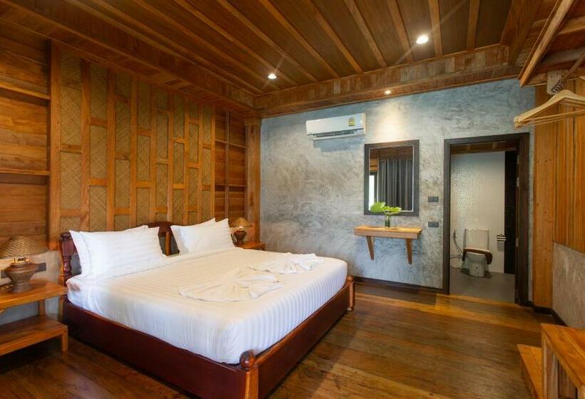 اتاق خانوادگی با چشمانداز دریا, Koh Tao Relax Freedom Beach Resort