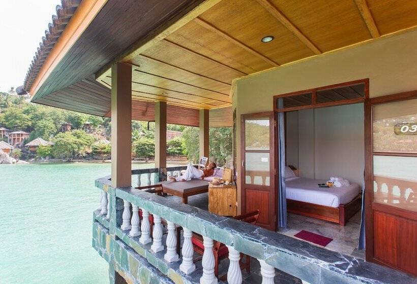 اتاق لوکس با چشمانداز دریا, Koh Tao Relax Freedom Beach Resort