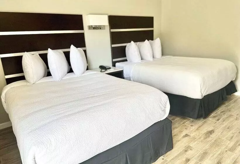 ２ダブルベッドのスタンダードルーム, Americas Best Value Inn Arlington