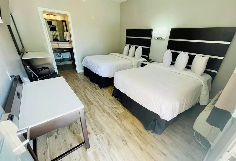 ２ダブルベッドのスタンダードルーム, Americas Best Value Inn Arlington